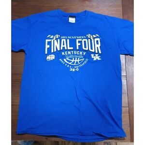 Vintage Kentucky Wildcats Basketball 2015 Tee-Shirt  38-0 Final Four Must Have!!